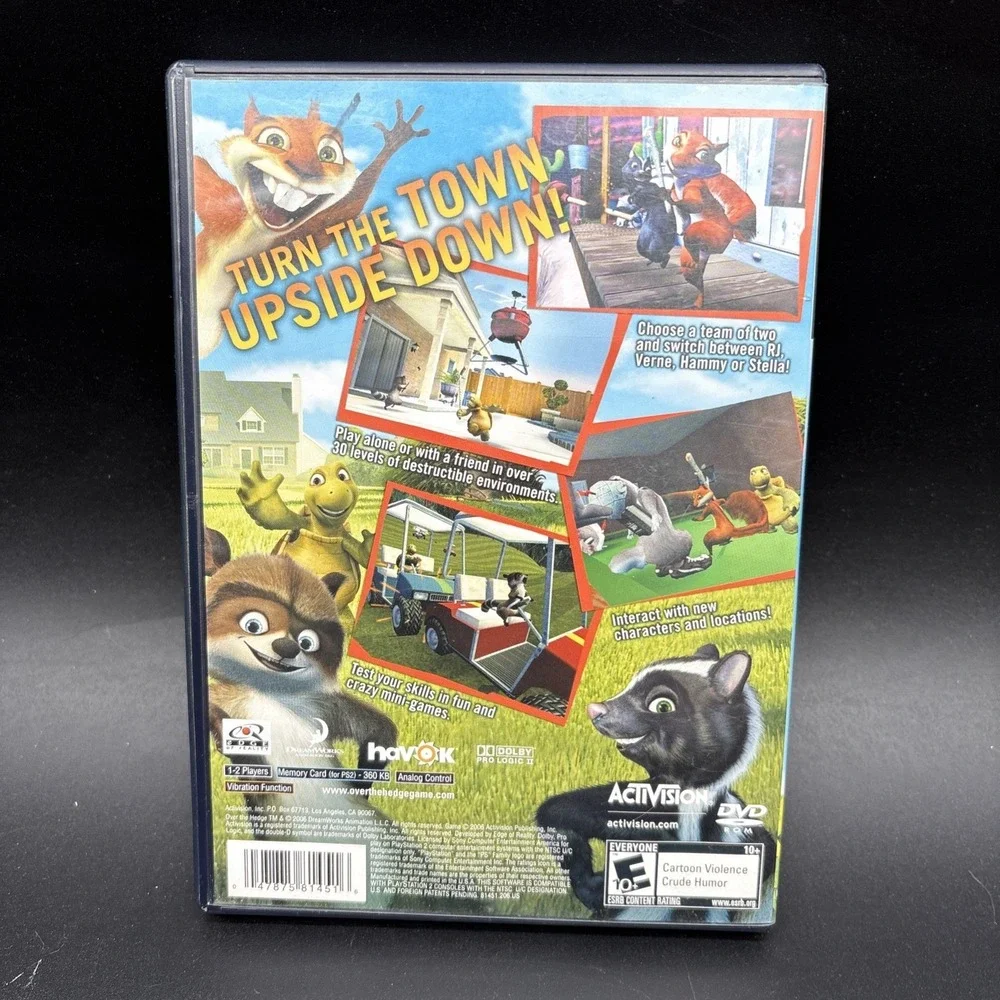 Over the Hedge (Sony PlayStation 2, PS2) Complete in Box CIB - Tested